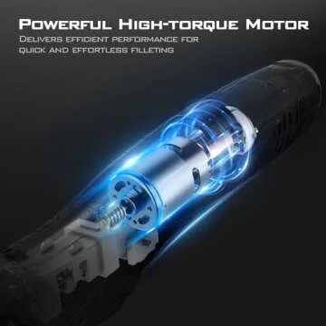 KastKing Lithium-ion Electric Fillet Knife (Speed Demon Pro) - Rechargeable, Cordless, High Speed, Extended Battery Life, Superior Blade, Ergonomic Handle, Carry Case Fishing, Filleting, Outdoors