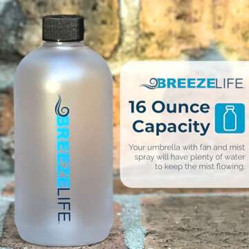 Breeze Life Replacement Mist Water Bottle - 16 oz
