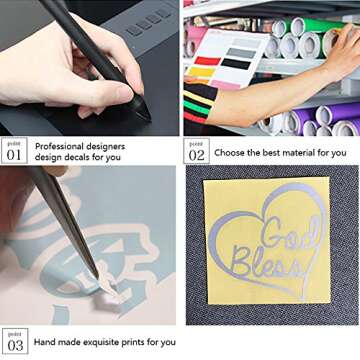 I Hope Something Good Happens to You Today Smiley Decals Fun Car Sticker (18cm, White)