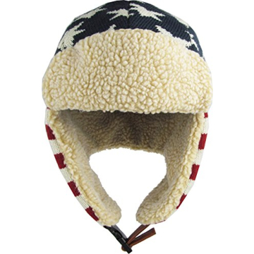 KBW-617 NAV-RED Stars and Stripes Aviator Hat
