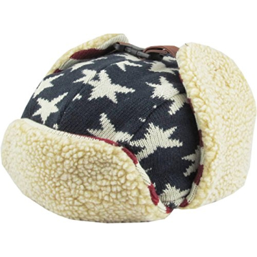 KBW-617 NAV-RED Stars and Stripes Aviator Hat