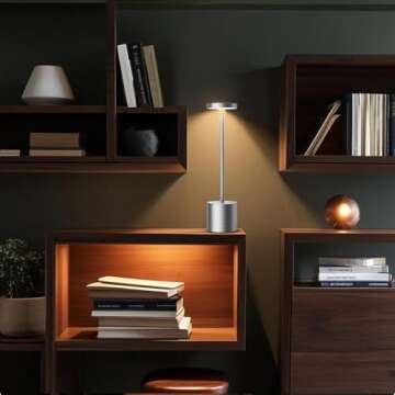 SAKRINGT Cordless Portable LED Table Lamp for All Settings