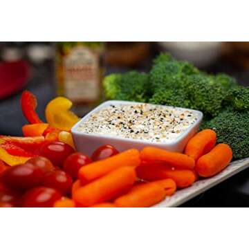 Everything Bagel Seasoning Add Texture & Flavor to Any Recipe, Mix of Sesame Seeds, Garlic, Onion & Salt, Convenient Shaker Bottle (20 Ounce)