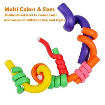 Ohuhu 42-Pack Heat-Free Twist Curlers for All Hair