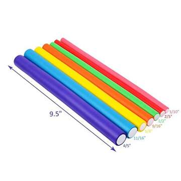 Ohuhu 42-Pack Heat-Free Twist Curlers for All Hair