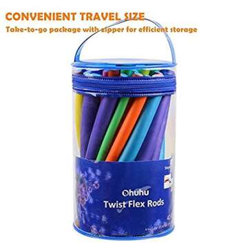 Ohuhu 42-Pack Heat-Free Twist Curlers for All Hair