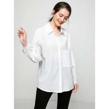 Stylish Cotton Linen Blouse for Women - Minibee
