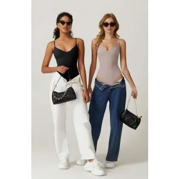 Stylish QINSEN Women's Cami Bodysuit for All Occasions