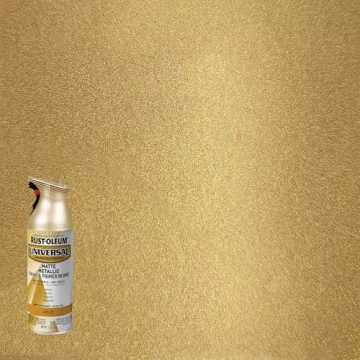 Rust-Oleum 387992- Universal All Surface Metallic Spray Paint, 11 oz, Matte Gold