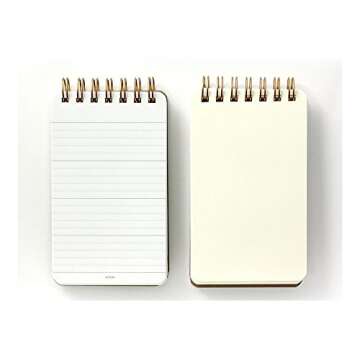 DESIGNPHIL Midori 11796006 Notepad WM Ring Memo Grain Black