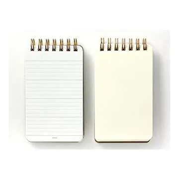 DESIGNPHIL Midori 11796006 Notepad WM Ring Memo Grain Black