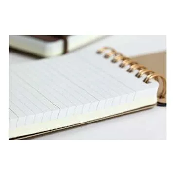 DESIGNPHIL Midori 11796006 Notepad WM Ring Memo Grain Black