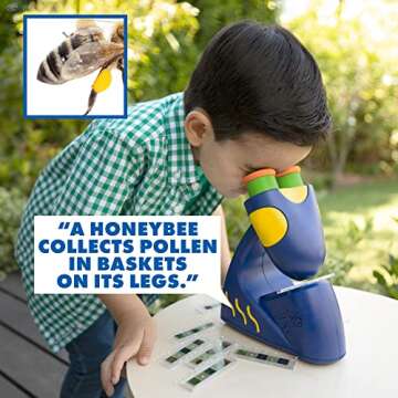 Educational Insights GeoSafari Jr. Talking Microscope (English & Asian Audio Version), Microscope fo...