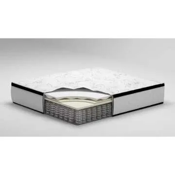 Signature Design by Ashley Full Size Chime 12 Inch Medium Firm Hybrid Mattress with Cooling Gel Memory Foam for Pressure Relief