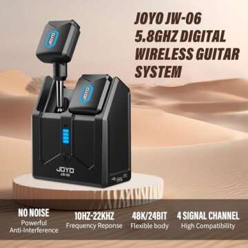 JOYO Wireless Guitar System 5.8GHz: Clear Sound, High Performance, Great Value