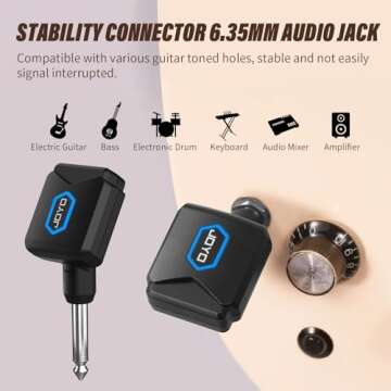 JOYO Wireless Guitar System 5.8GHz with Charging Box