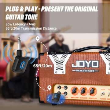JOYO Wireless Guitar System 5.8GHz with Charging Box