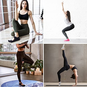 Hicdaw Non-Slip Yoga Socks for Comfortable Workouts