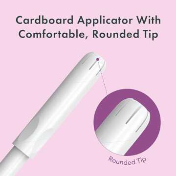 Rael Tampons, Cardboard Applicator with Organic Cotton, Multipack, Regular and Super Absorbency, Unscented, Upgraded Easy Grip, Biodegradable, Chlorine-Free (36 Count, Bundle)