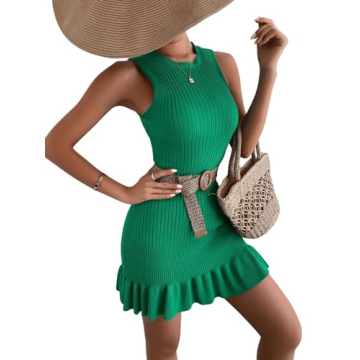 Shop MakeMeChic Women's Sleeveless Sweater Dress Today!
