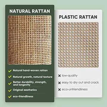 Yechen Set of 2 Sideboard Cabinet with Natural Rattan Decorated Doors, 63" Wide Rattan Cabinet Accent Buffet Console Cabinet Credenza Cupboard, for Living Room Entryway Kitchen, Natual, Metal Legs