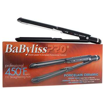 BaBylissPRO 1-1/2 Inch Ceramic Straightening Iron