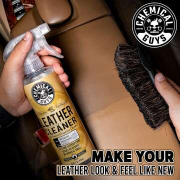 Leather Cleaner and Conditioner - Chemical Guys Kit