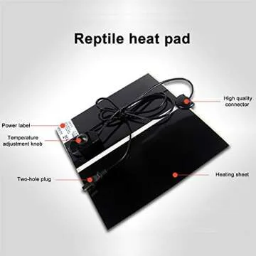 MQ Reptile Terrarium Heat Pad with Thermometer 20W