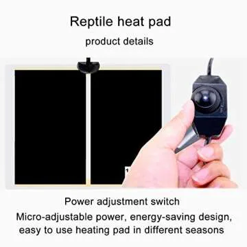 MQ Reptile Terrarium Heat Pad with Thermometer 20W