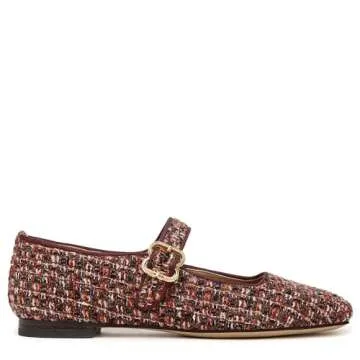 Sam Edelman Michaela Mary Jane Flat for Women in Boucle