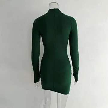 XLLAIS Women Bodycon Dress Stylish Comfortable Outfit