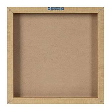 Kate and Laurel Sylvie Safari Animal Collection Framed Canvas Wall Art by Amy Peterson Art Studio, Set of 6, 13x13 Natural, Decorative Animal Art for Wall