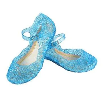 Sparkle Sandals for Girls - Qinyue.JF Dress Up Shoes
