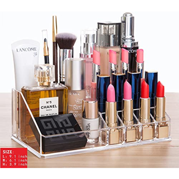 Cq Acrylic Makeup Organizer - 4 Pack Clear Beauty Storage