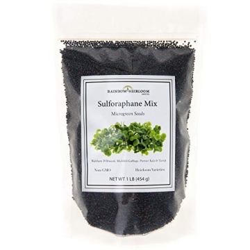 Sulforaphane MICROGREEN Seed Mix | Perfect for Microgreen Growing Trays | Kale, Cabbage, Turnip & Br...