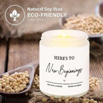 Niyewsor Scented Candle- Divorce Gifts for Women Men, New Beginnings Gifts for Women, Congratulations/New Job/Break Up/Leaving Gifts for Coworker, Friends, Sister