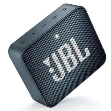 JBL GO2 - Waterproof Ultra Portable Bluetooth Speaker - Navy
