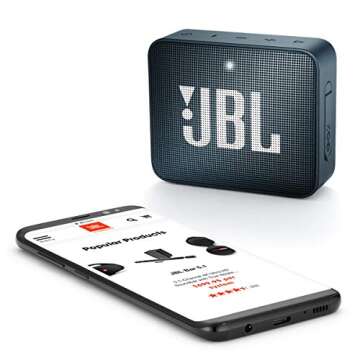 JBL GO2 - Waterproof Ultra Portable Bluetooth Speaker - Navy