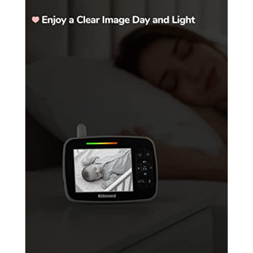 Kidsneed 3.5" HD Video Baby Monitor with Night Vision & Two-Way Audio