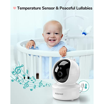 Kidsneed 3.5" HD Video Baby Monitor with Night Vision & Two-Way Audio