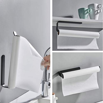 Self-Adhesive Paper Towel Holder for Efficient Kitchen Space