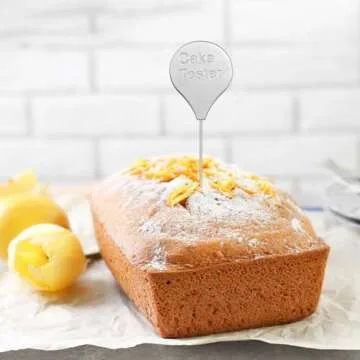 Cake Tester, 2 Packs Cake Testers for Baking and Cakes Testing Stick Doneness Endurance CakeTester Skewer 7.9 in Stainless Steel Rondauno