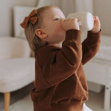 KIDSco Silicone Sippy Cup for Babies 6+ Months - Unbreakable