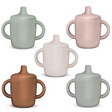 KIDSco Silicone Sippy Cup for Babies 6+ Months - Unbreakable