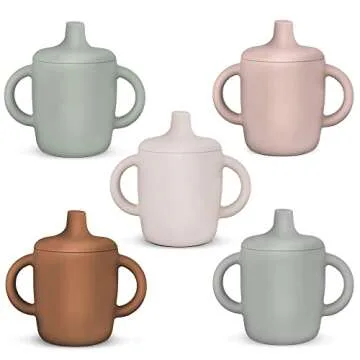 KIDSco Silicone Sippy Cup for Babies 6+ Months - Unbreakable