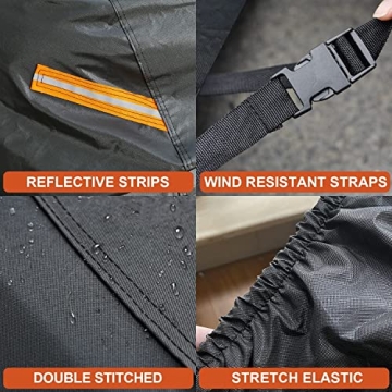 Kayme 7 Layers Car Cover for Jeep Wrangler 4 Dr UV Protection