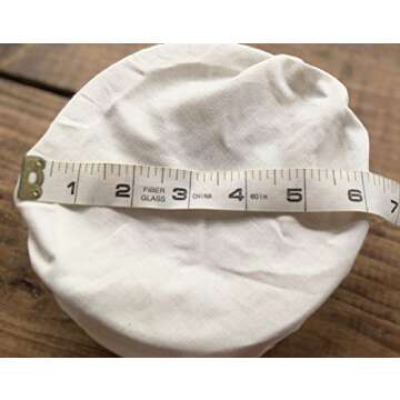 Elastic Cloth Jar Covers | Set of 3 | Unbleached & Chemical-Free Organic Cotton