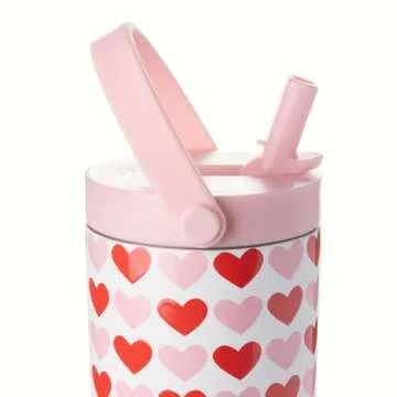 Simple Modern Valentine's Day Trek Pivot Tumbler for Kids