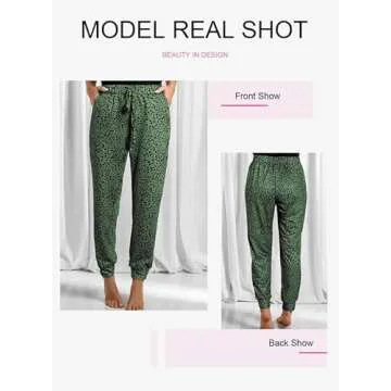 Stylish Leopard Print Jogger Pants for Women
