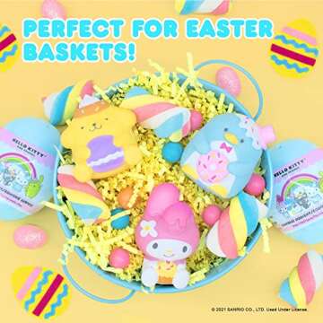 Hamee Sanrio Hello Kitty and Friends [Surprise Blind Capsule] Cute Water Filled Squishy Toy [Birthday Gift Bags, Party Favors, Gift Basket Filler, Stress Relief Toys] - Surprise (Random - 1 PC.)